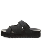 Crux Slip On Sandals in Black