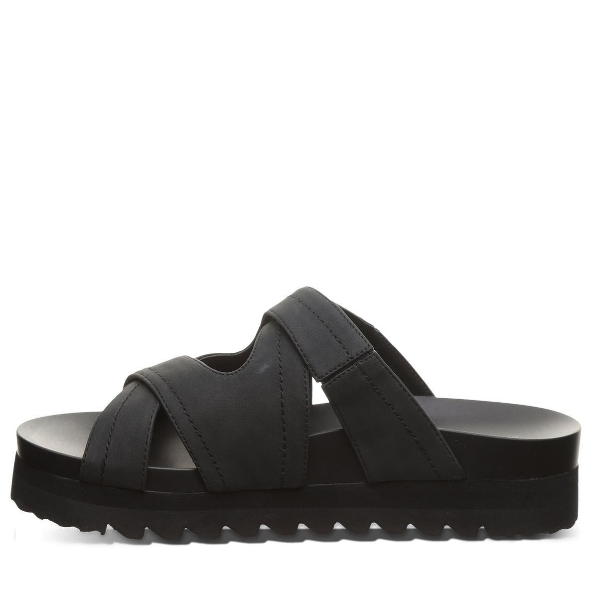 Crux Slip On Sandals in Black