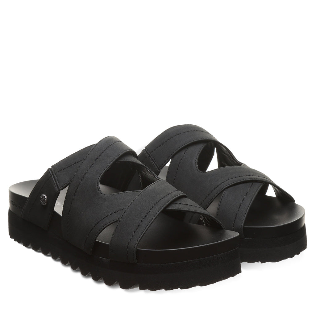 Crux Slip On Sandals in Black
