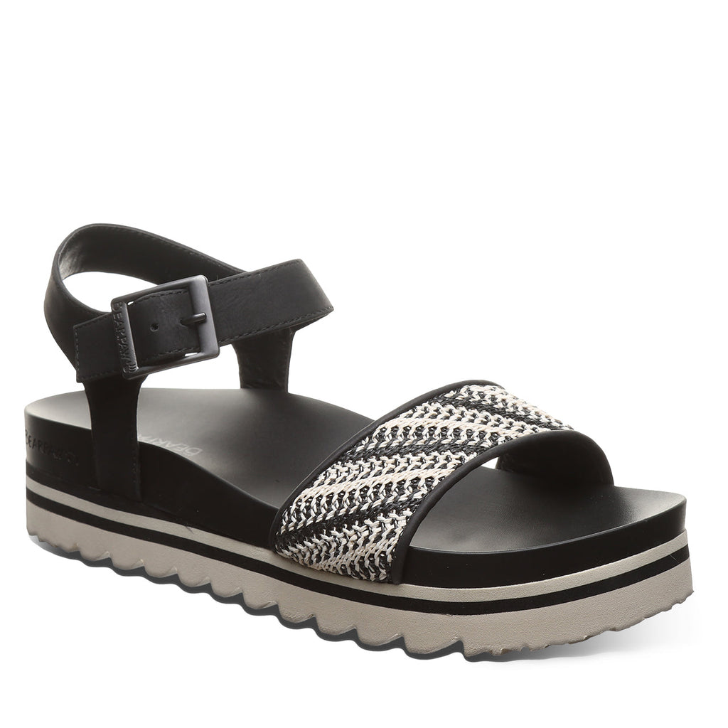 Orion Sandals in Black And White