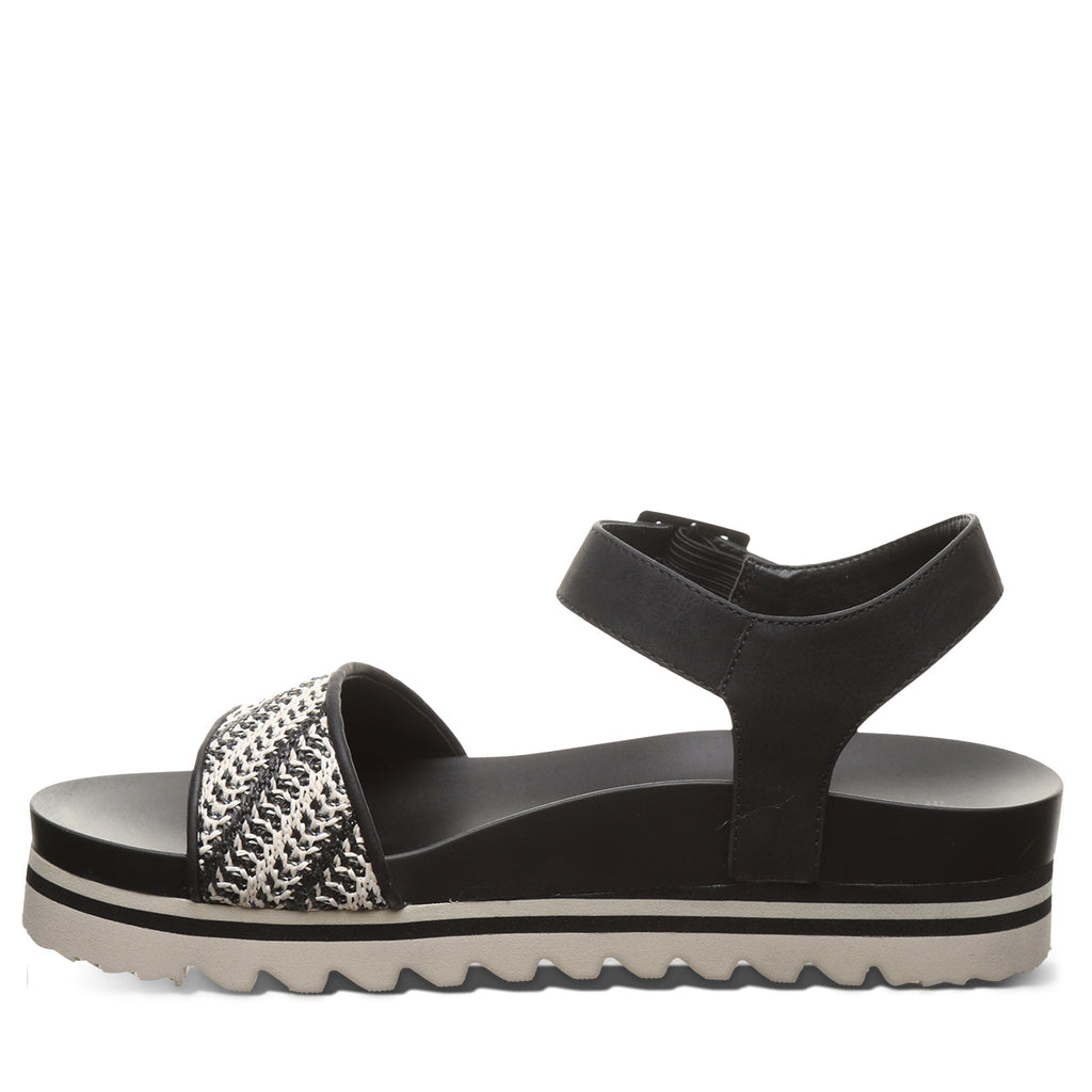 Orion Sandals in Black And White