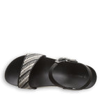 Orion Sandals in Black And White