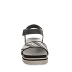 Orion Sandals in Black And White