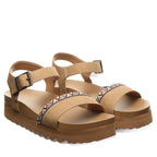 Orion Sandals in Iced Coffee