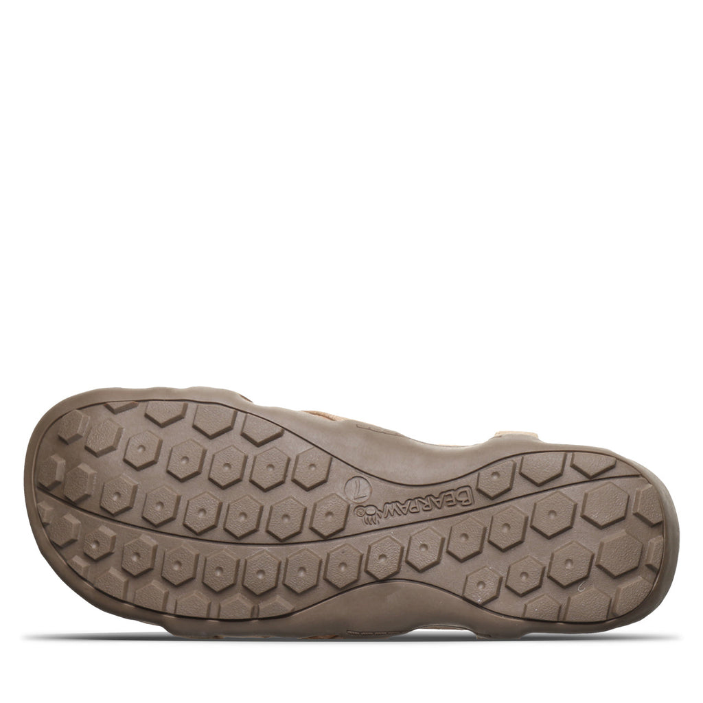 Casita Crisscross Strap Sandals in Brown