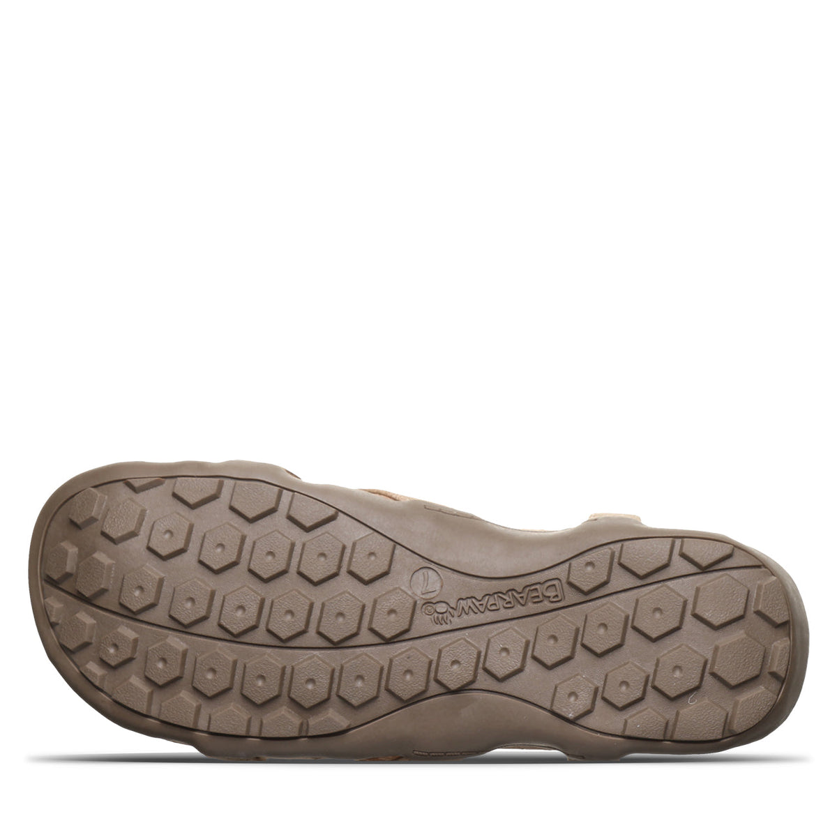 Casita Crisscross Strap Sandals in Brown