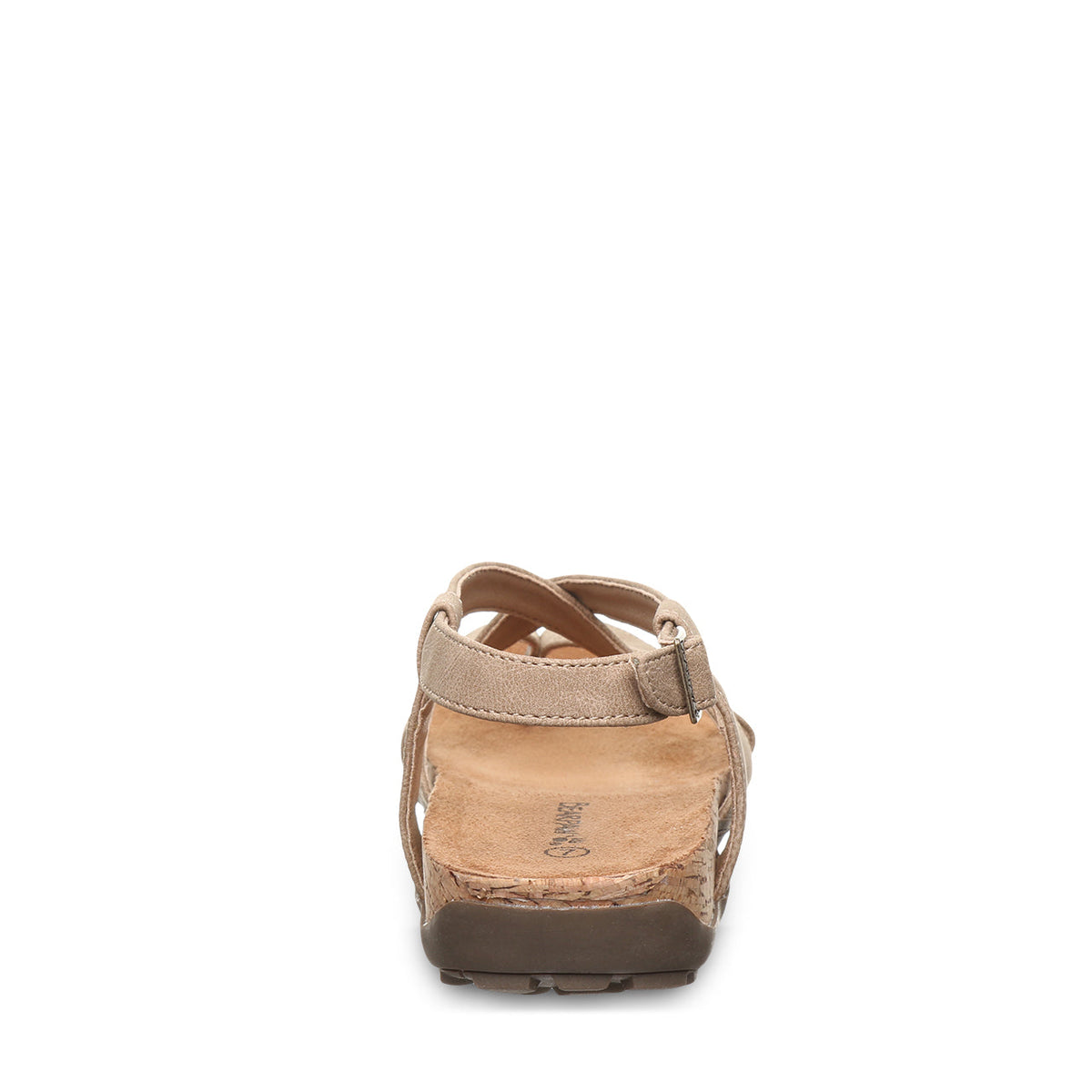 Casita Crisscross Strap Sandals in Brown