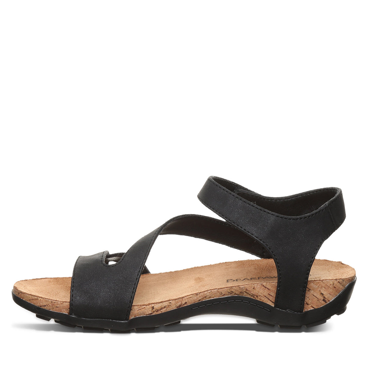 Solana Flow Strap Sandals in Black
