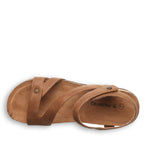 Solana Hook And Loop Sandals in Hickory