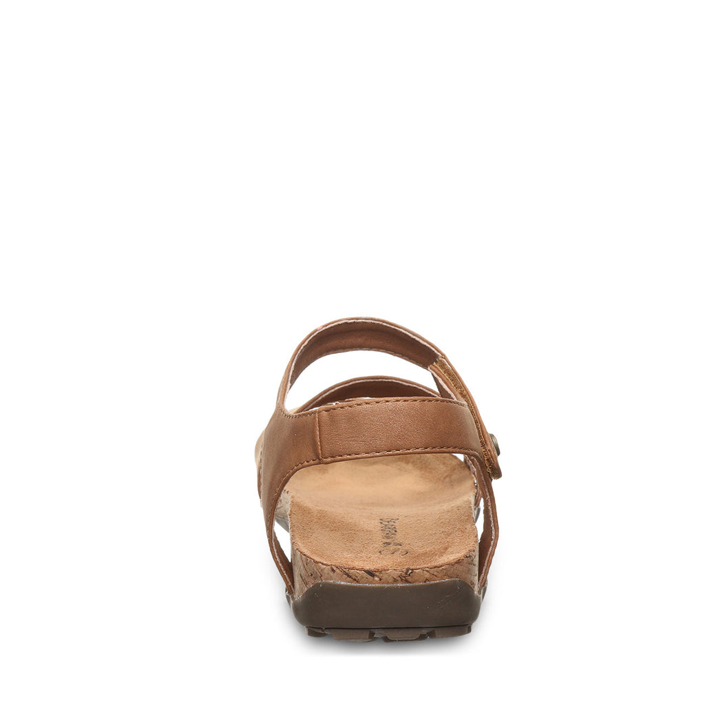 Solana Hook And Loop Sandals in Hickory