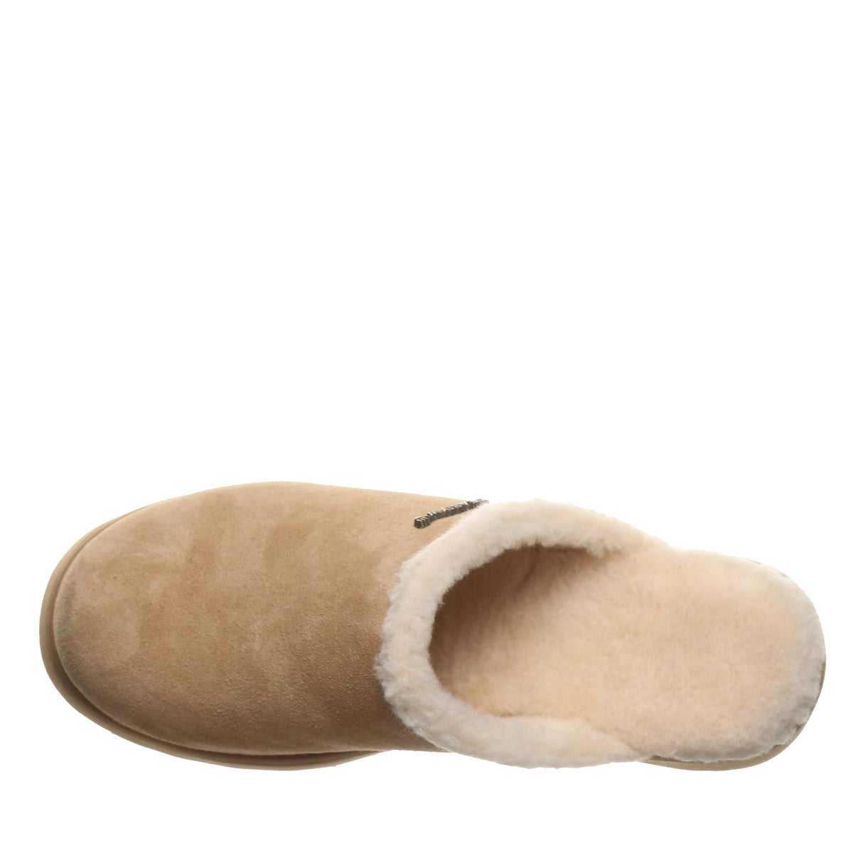 Marnie Slip On Suede Clogs in Iced Coffee