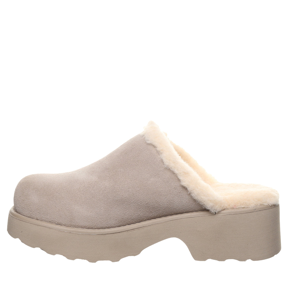 Marnie Casual Slip On Clogs in Mushroom