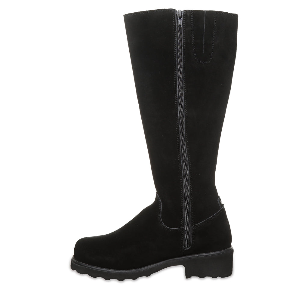 Audrina Knee High Boots in Black