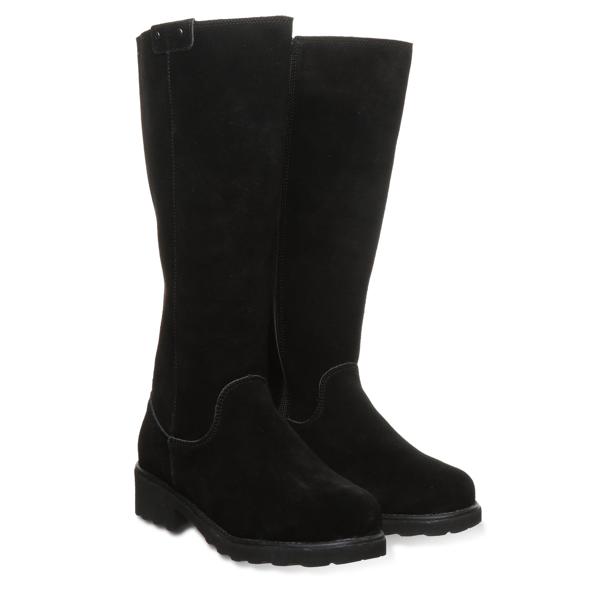 Audrina Knee High Boots in Black
