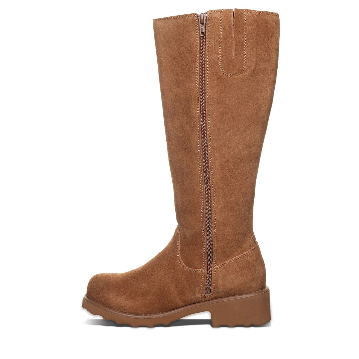 Audrina Tall Fall Boots in Cinnamon