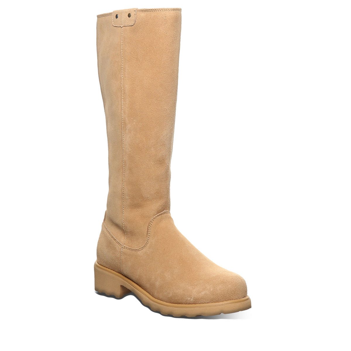 Audrina Dressy Knee High Boots in Iced Coffee