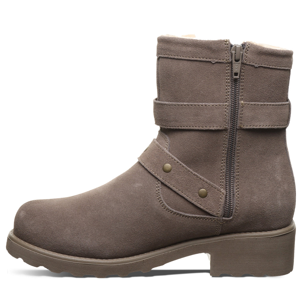 Reece Harness Buckle Boots in Morel