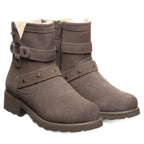 Reece Harness Buckle Boots in Morel