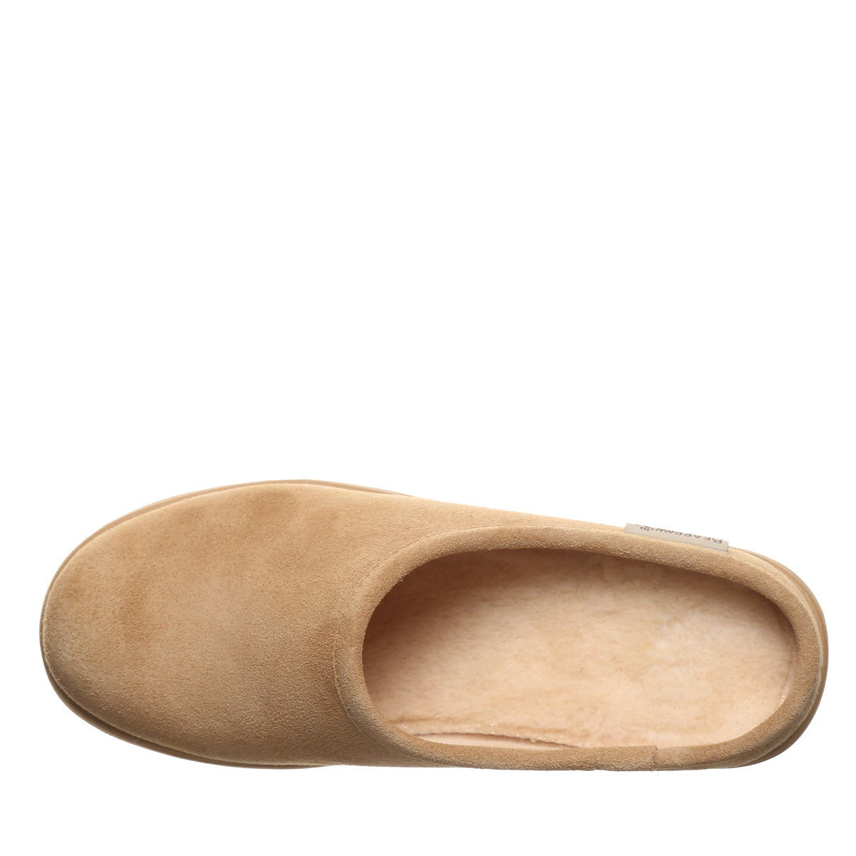 Court Lined Heeled Clogs in Iced Coffee