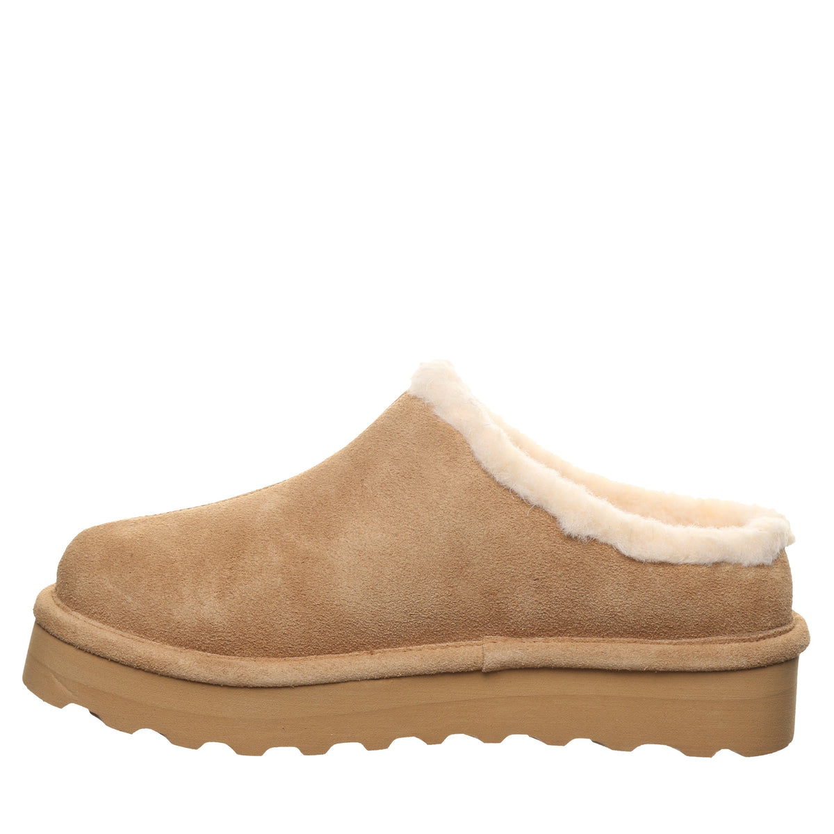 Izzy Platform Low Clog Slippers in Iced Coffee