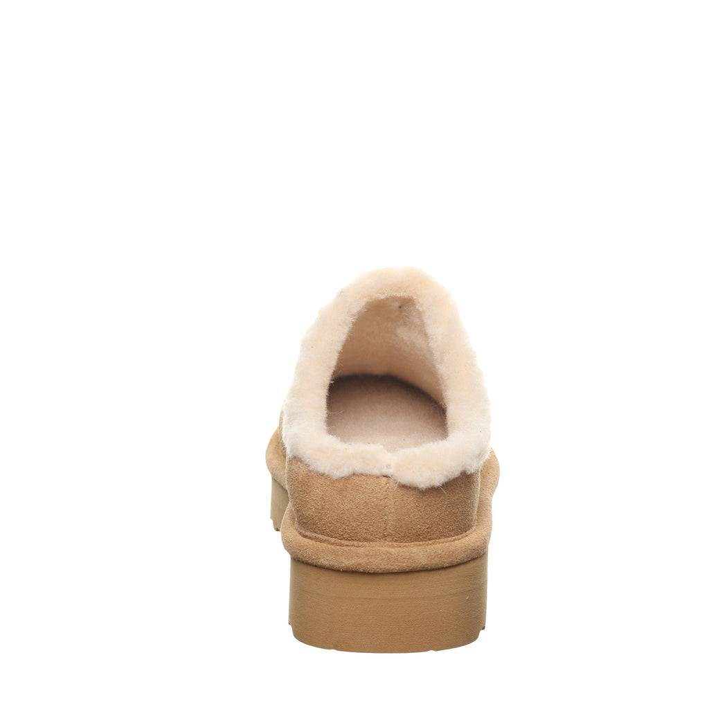 Izzy Platform Low Clog Slippers in Iced Coffee