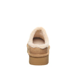 Izzy Platform Low Clog Slippers in Iced Coffee