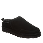 Damian Men's Suede Slippers in Black