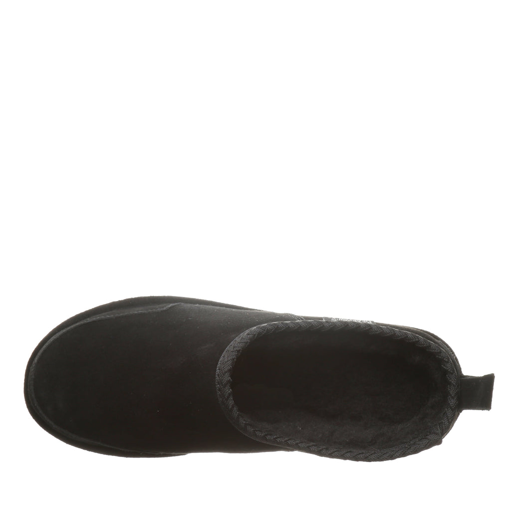 Damian Men's Suede Slippers in Black