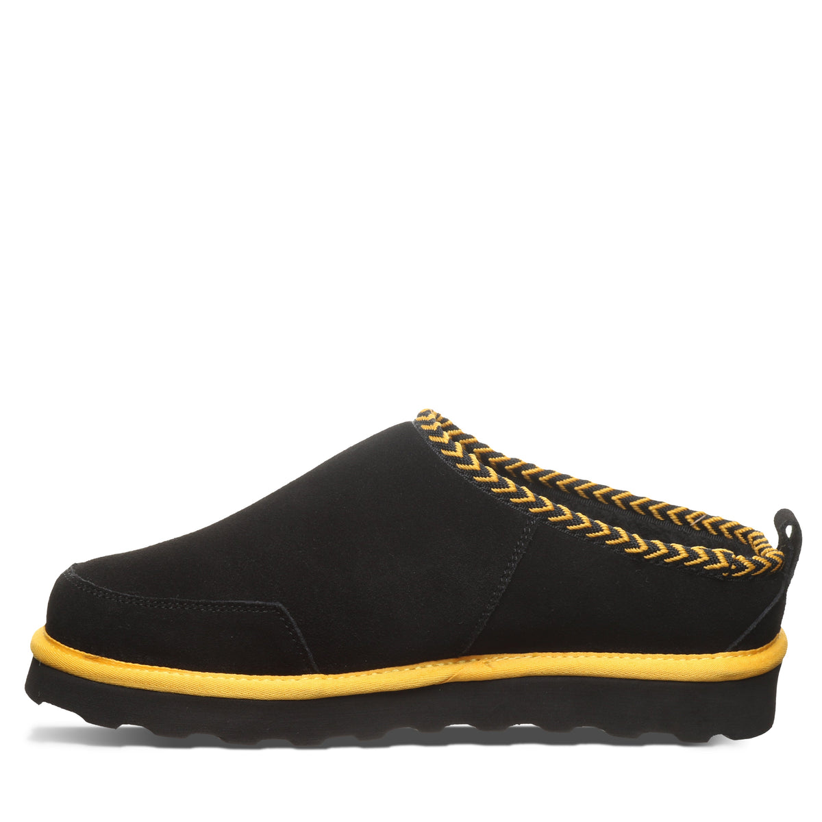 Damian Men's Team Slippers in Black And Gold