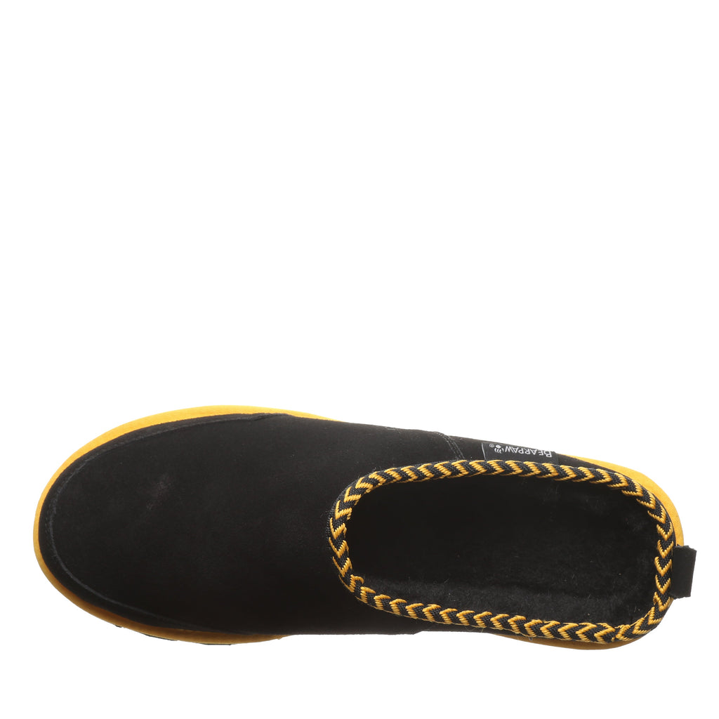 Damian Men's Team Slippers in Black And Gold