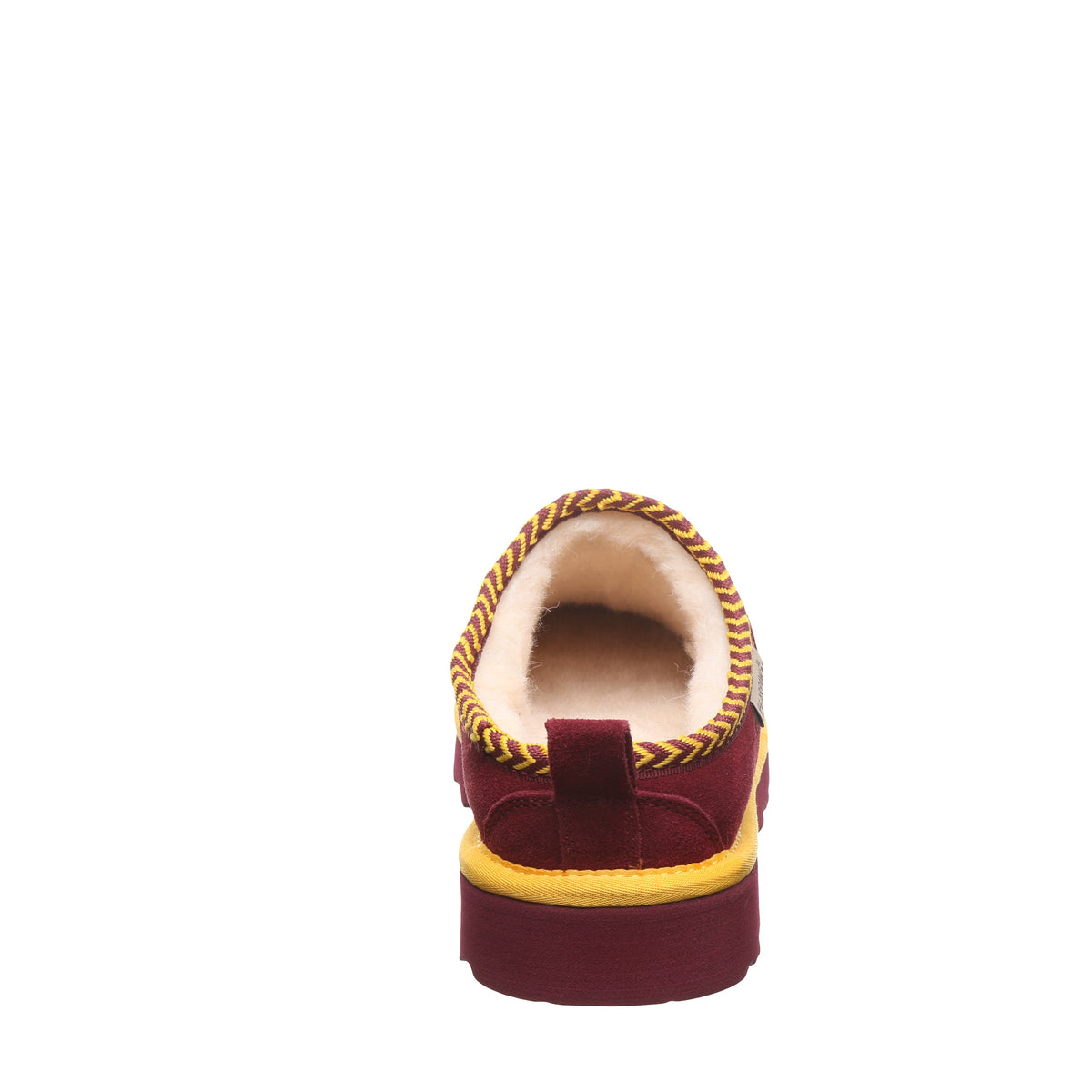 Damian Men's Team Slippers in Maroon And Gold