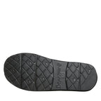 Bella Faux Fur Suede Slippers in Black