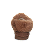 Bella Dreamy Faux Fur Slippers in Cocoa