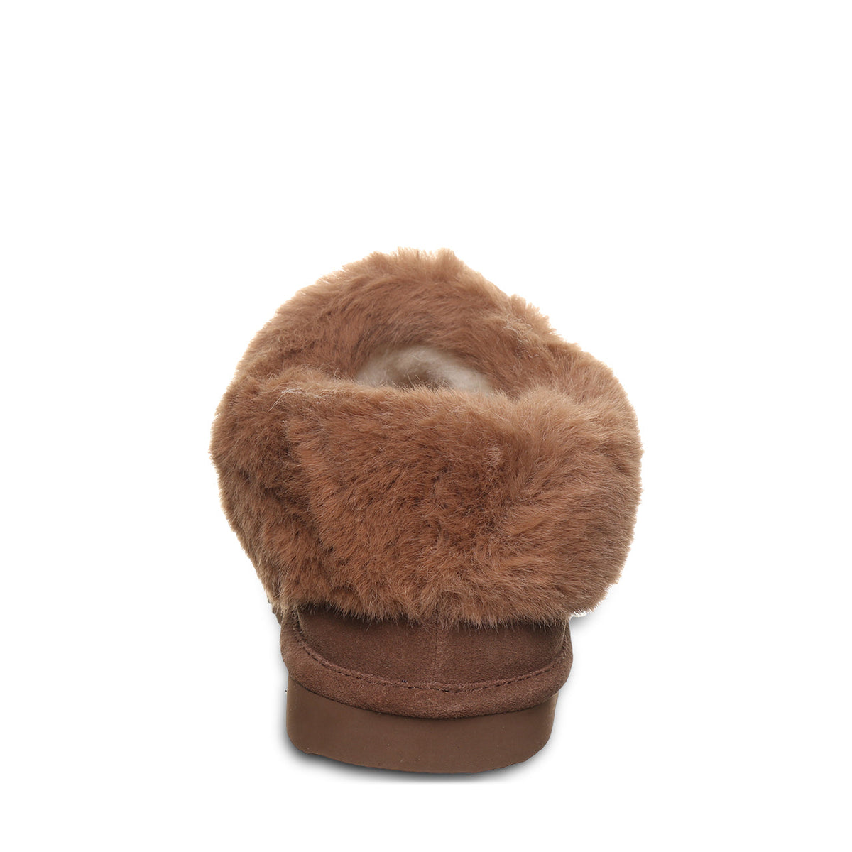 Bella Dreamy Faux Fur Slippers in Cocoa
