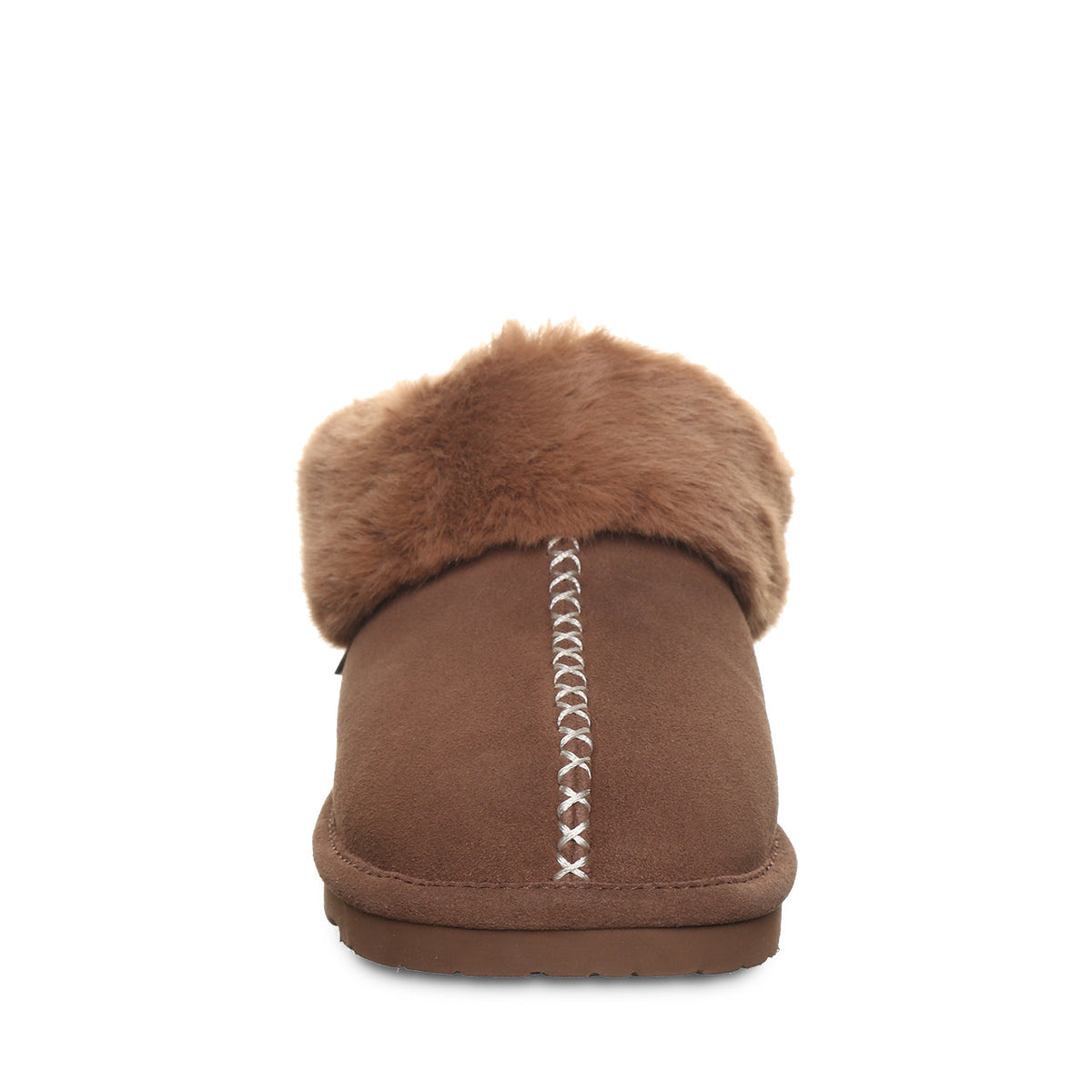 Bella Dreamy Faux Fur Slippers in Cocoa