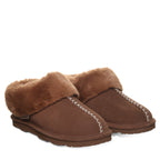 Bella Dreamy Faux Fur Slippers in Cocoa