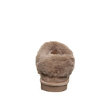 Bella Faux Fur Slippers in Birch