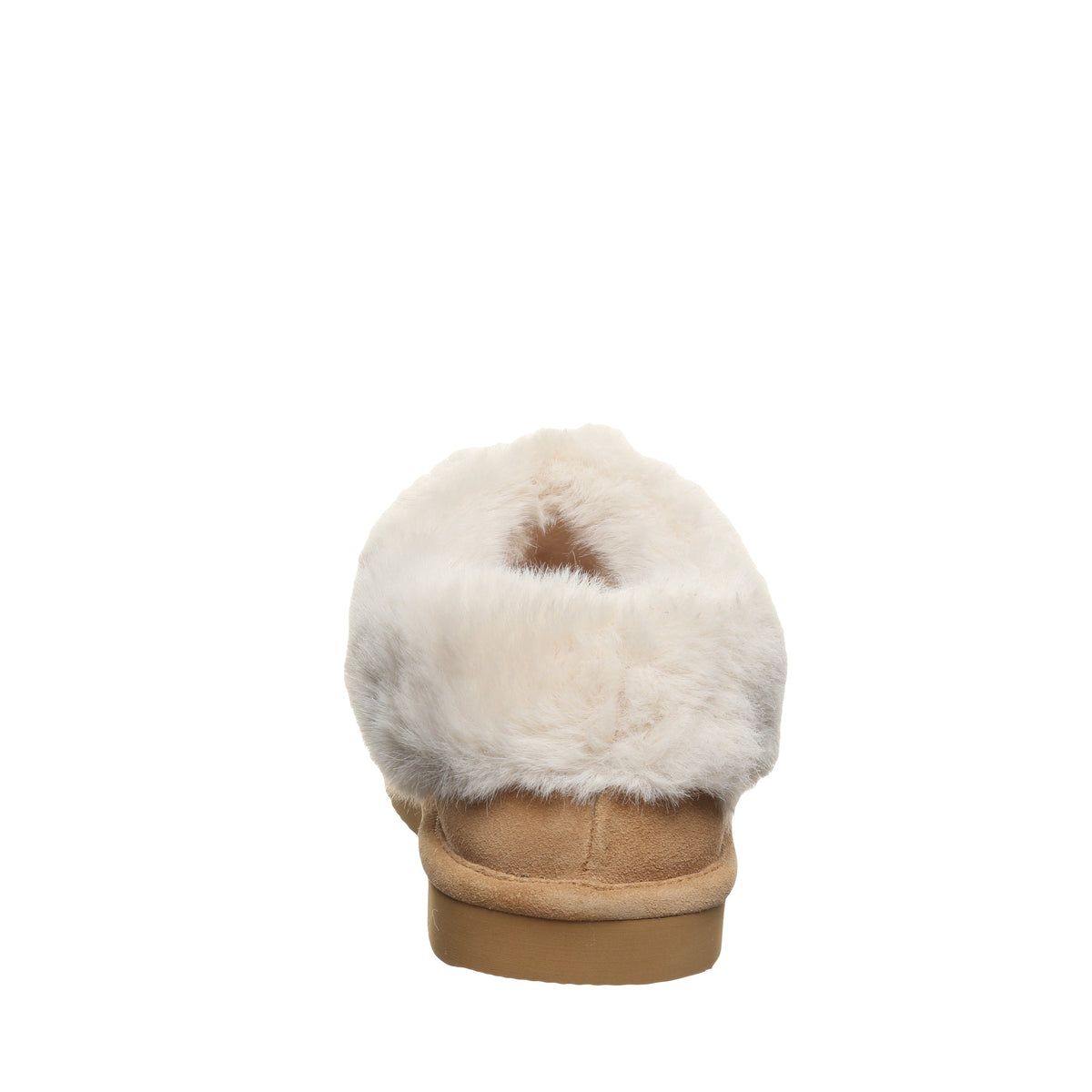 Bella Cozy Suede Slippers in Iced Coffee