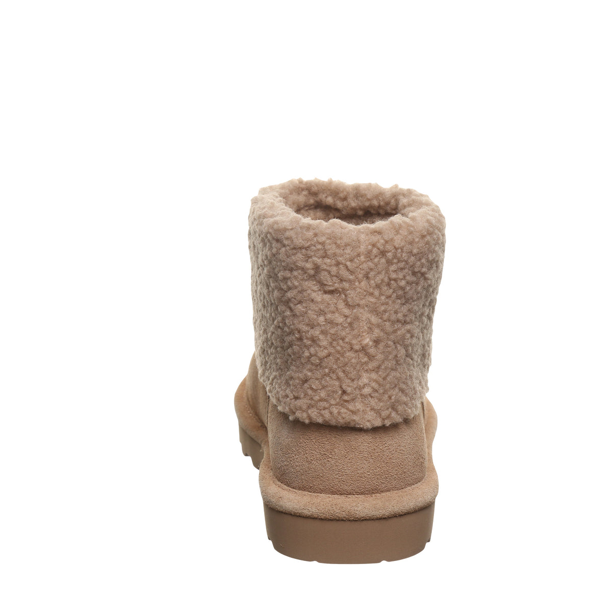 Jessa Faux Fur Trim Boots in Birch