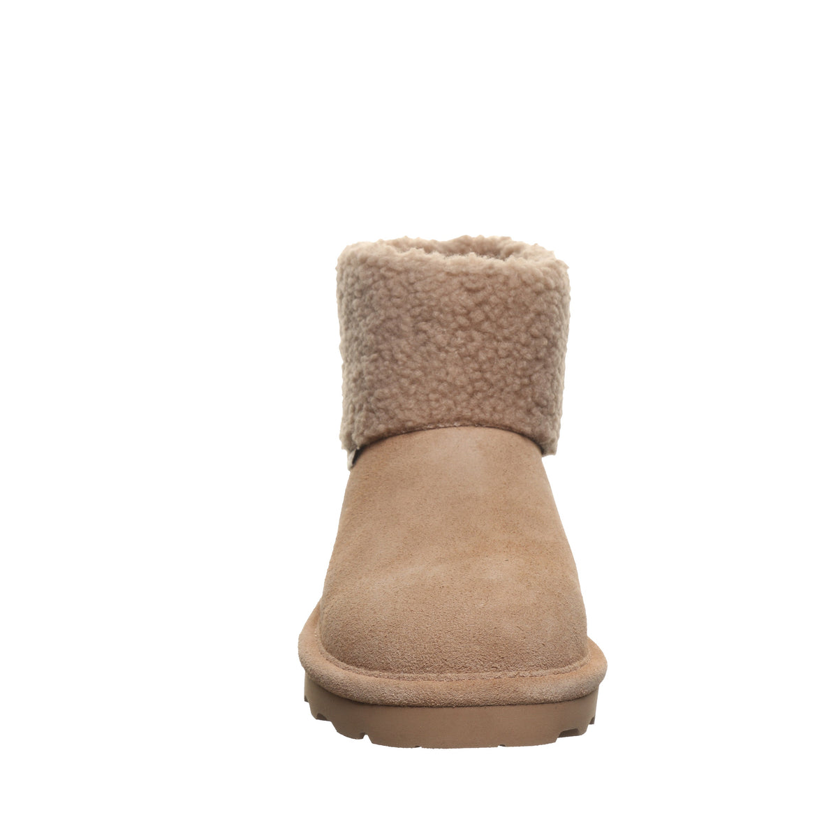 Jessa Faux Fur Trim Boots in Birch