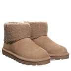 Jessa Faux Fur Trim Boots in Birch
