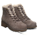 Caitlin Lace Up Boots in Morel