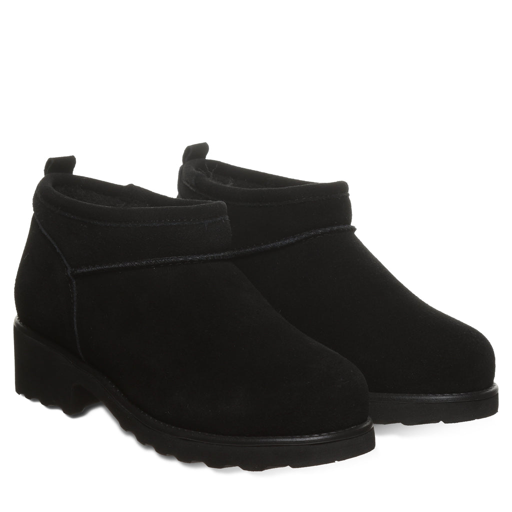 Sienna Heeled Booties in Black