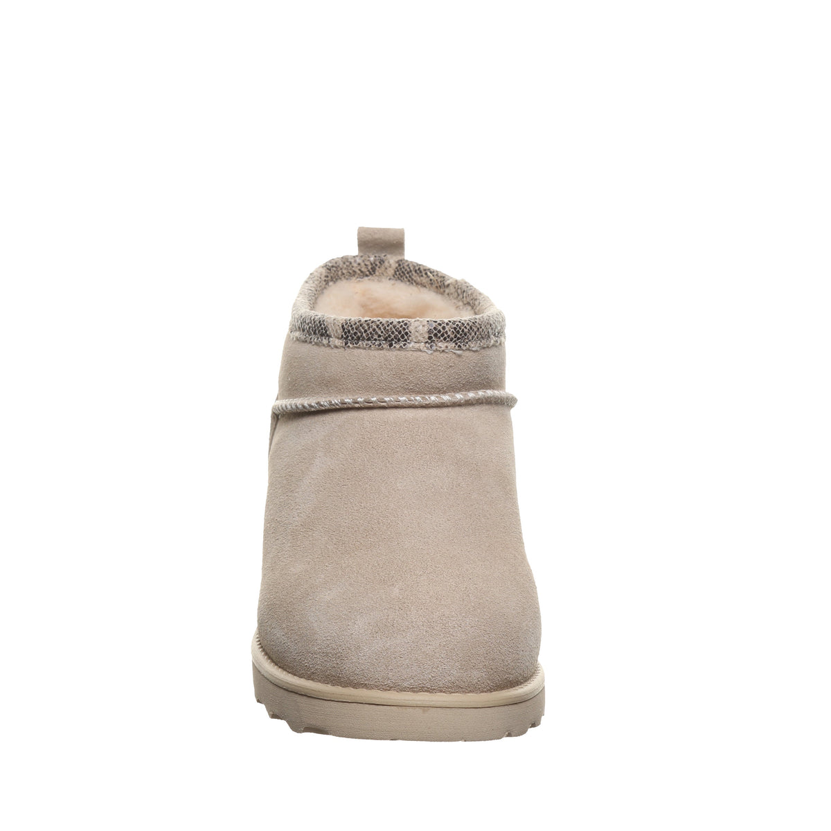 Sienna Heeled Booties in Oat