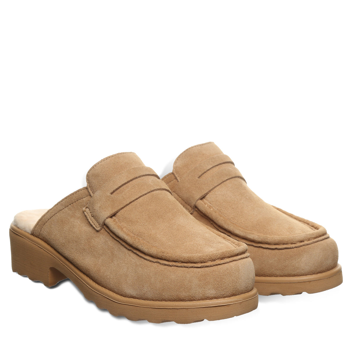 Patricia Platform Clogs in Iced Coffee