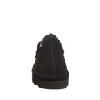 Moxie Buckle Platform Clogs in Black