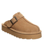 Moxie Platform Low Clogs in Iced Coffee Solid