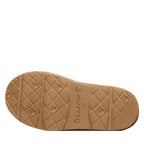 Brina Youth Suede Slippers in Iced Coffee