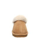 Brina Youth Suede Slippers in Iced Coffee