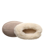 Brina Youth Plush Lined Slippers in Mushroom